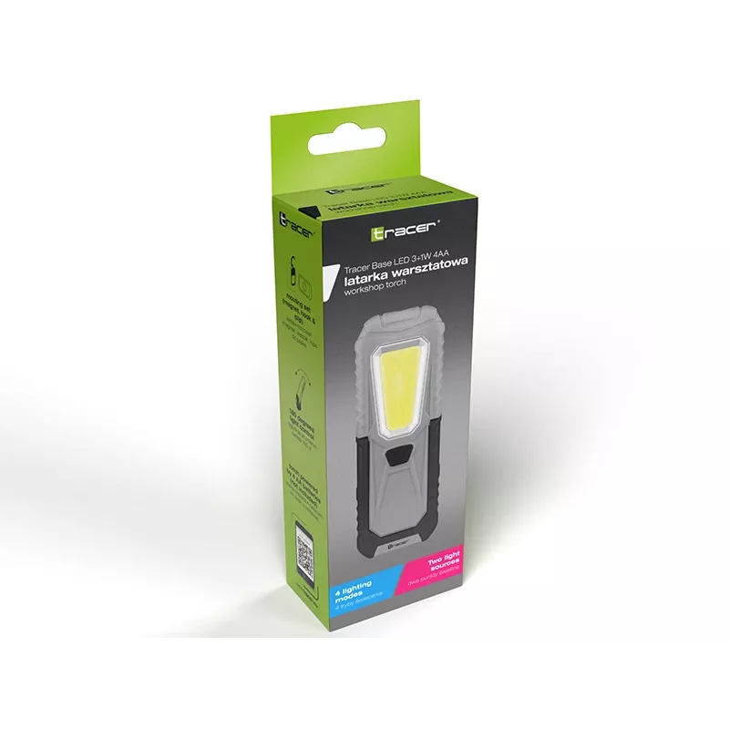 Darbnīcas lukturis Base LED 3+1W