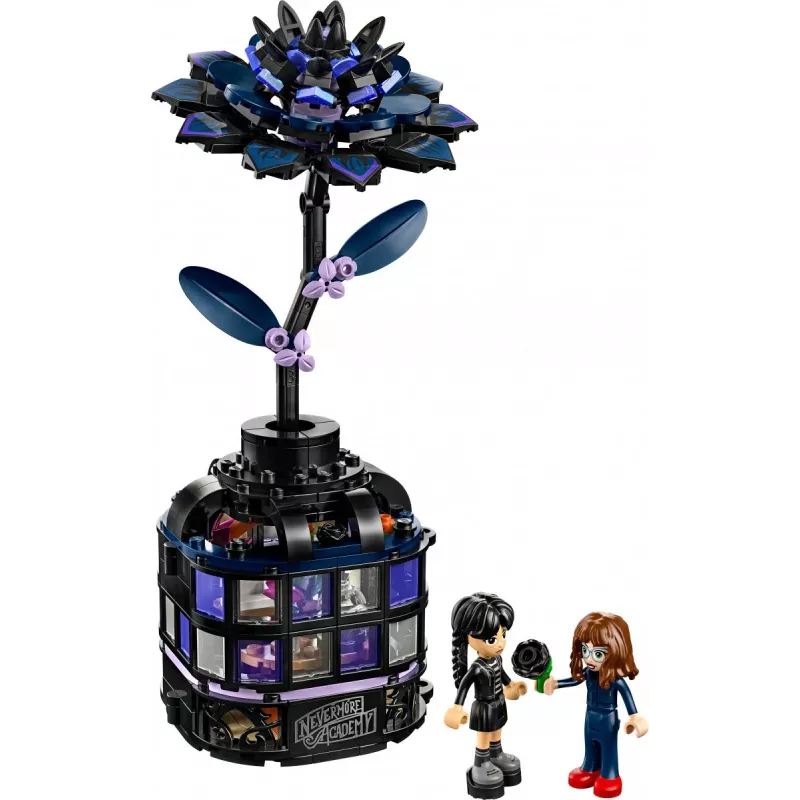 LEGO konstruktors LEGO Wednesday 76784 Melns Dahlia Flower — dekoratīvs modelis, 358 gab., 9+ gadi