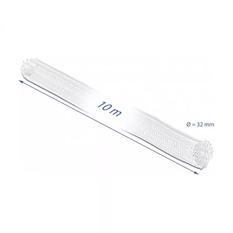 Pīta aizsarguzmava DeLOCK 20820 10 m x 32 mm balta