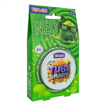Modelējamā masa TUBAN TUBI SMART NEO, zaļa, 50 g — bērnu modelējamā masa