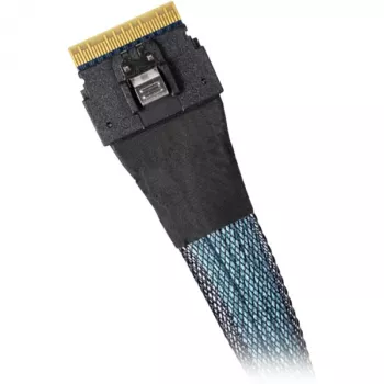 ICY DOCK - MB4026L-B - SlimSAS 4i SFF-8654 uz OCuLink 4i SFF-8611 kabelis – 0,5 m