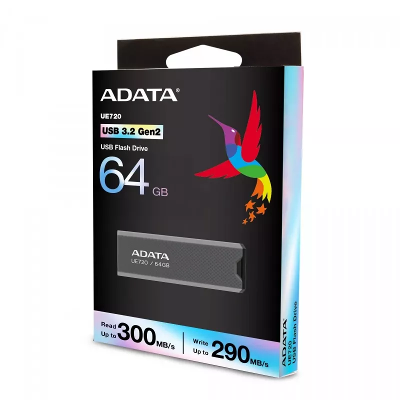 Pendrive UE720 64GB USB3.2-A Gen2 pelēks