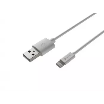 Kabelis Lightning (vīr.) -> USB-A (vīr.) 2m Mfi Prati Balts Natec NKA-2149