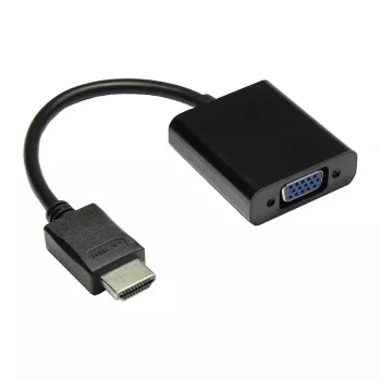 Adapteris HDMI uz VGA, HDMI spraudnis un VGA ligzda, 3,5 mm stereo ligzda, melns, Good Connections® (HDMI-AD21)
