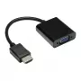 Adapteris HDMI uz VGA, HDMI spraudnis un VGA ligzda, 3,5 mm stereo ligzda, melns, Good Connections® (HDMI-AD21)