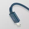USB kabelis 3in1 Baseus Superior Series, USB uz micro USB / USB-C / Lightning, 3.5A, 1.5m (zils)