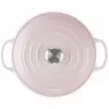 Le Creuset Signature 26 cm Gourmet Professional katls rozā krāsā