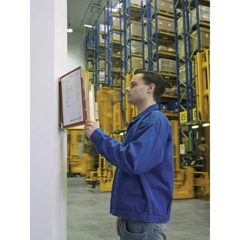 Dokumentu displeja karuselis pie sienas, portrets, A4, Durable VARIO