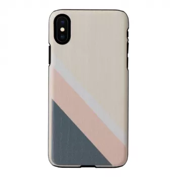 Viedtālruņa maciņš man and wood iPhone X/XS — Pink Suit Melns