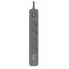 TRACER Power Line+ mobilais pārsprieguma aizsargs ar pagarinātāju 1,5 m (4 kontaktligzdas + 3x USB A, 5V 2,4A)