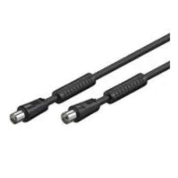 Wentronic 50730 Coaxial Cable Melns