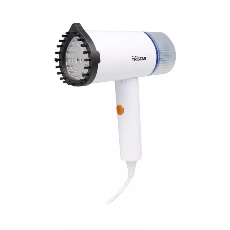 Rokas drēbju tvaicētājs Tristar ST-8960 — 1200 W, 0,11 L tvertne, 20 g/min tvaika plūsma, salokāms rokturis, balts