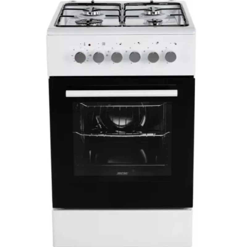 MPM MPM-56-KGE-03 gāzes/elektriskā plīts, balta
