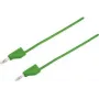 VOLTCRAFT Test Lead [Spraudnis 4 mm - Spraudnis 4 mm] 1 m Zaļš MSB-300 (MSB-300-1-GR)