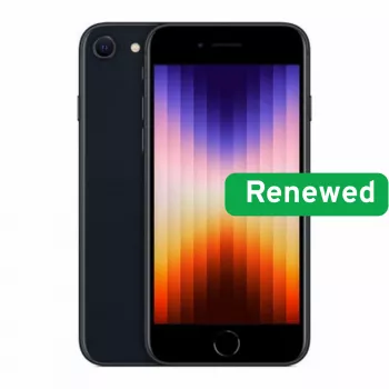 Apple Renew Grade A | iPhone SE (3. paaudze, 2022) | Midnight | 4,7 collas | Retina HD | A15 Bionic | 4 GB | 64 GB | iOS