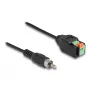 DeLOCK kabelis RCA spraudnis uz spaiļu bloka adapteri ar spiedpogu 15 cm