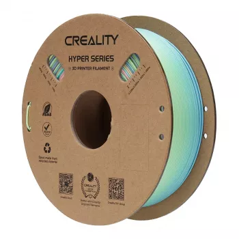 3D drukāšanas pavediens Creality PLA 1.75 mm, 1 kg — Zils/Zaļš/Rozā (Creality 3301010424)
