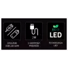 Dekoratīva LED gaisma neona stilā MANTA SNL70PK Style Neon Lights CAT 2 rozā (modelis SNL70PK)