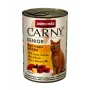 Mitrā kaķu barība animonda Carny Beef + Chicken with Cheese 400 g — senioriem, 80% mitrums, 10% proteīns