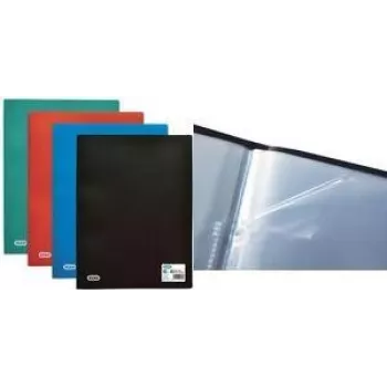Prezentācijas mape Elba 32048009 A4, 40 kabatiņas, melna, PP 0,3 mm