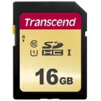 Flash Memory Transcend 16 GB SDHC UHS-I 500S