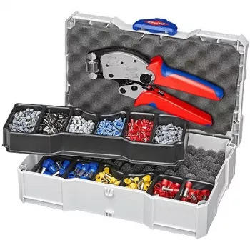 Kabeļa presēšanas instrumentu komplekts Knipex 97 90 13 Daudzkrāsains