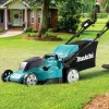 Makita DLM481Z zāles pļāvējs Stumjamais zāles pļāvējs Ar bateriju Melns, Zils, Metālisks