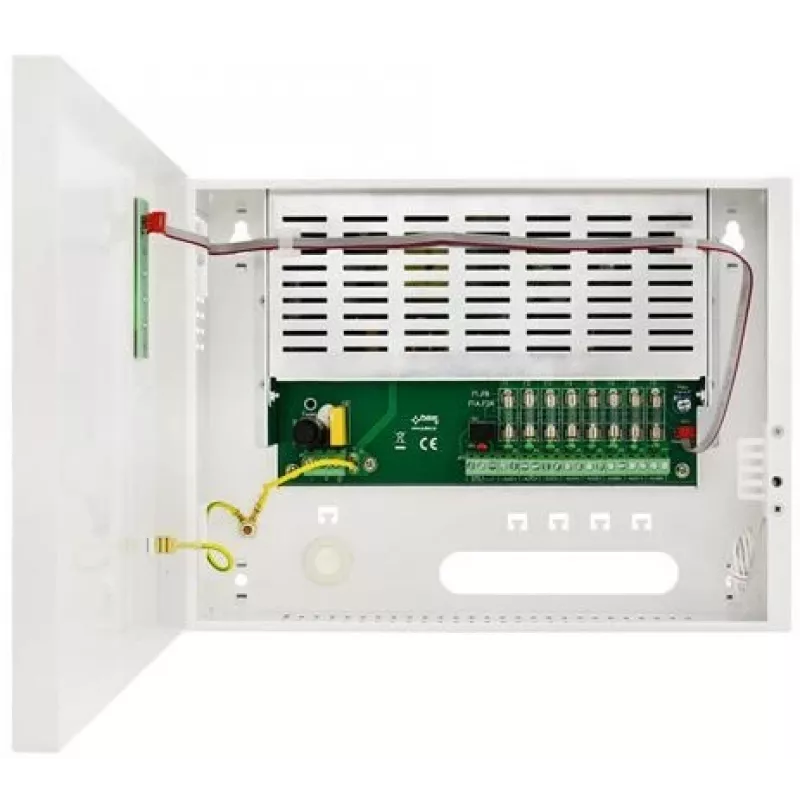 barošanas adapteris IMPULSOWY STABILIZOWANY DO 8 KAMER HD Pulsar HPSDC-12V8X1A 12V/8A/8×1A/TOPIC