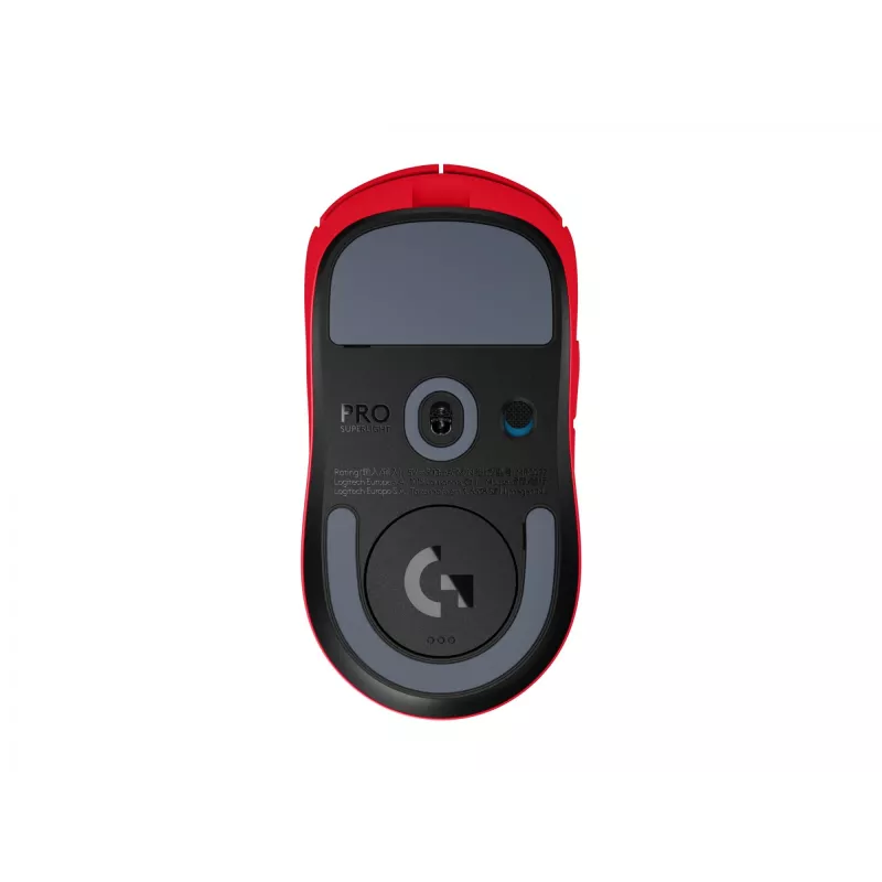 Logitech G PRO X SUPERLIGHT 2 SE pele - Spēļu - Bezvadu - Sarkana