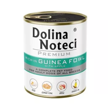 DOLINA NOTECI Premium ar pērļu vistu un ābolu – mitrā suņu barība – 800g