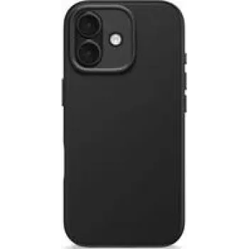 Decoded pretmikrobu silikona aizmugures vāciņš iPhone 17 Phantom Melns (D25IPO17BCS9PK)