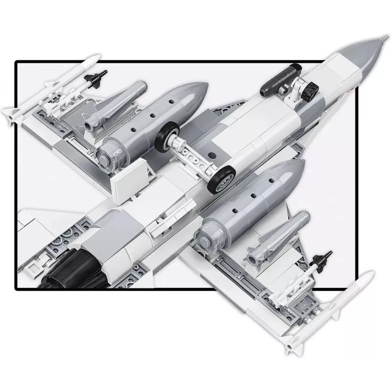 Konstruktoru komplekts Cobi F-16C Fighting Falcon — 463 detaļas, mēroga modeļa būvēšanas komplekts