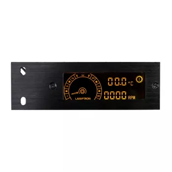 Lamptron TC20 PCI ventilatoru un RGB LED kontrolieris, melns — PCI slotā montējams ventilatoru/LED centrmezgls