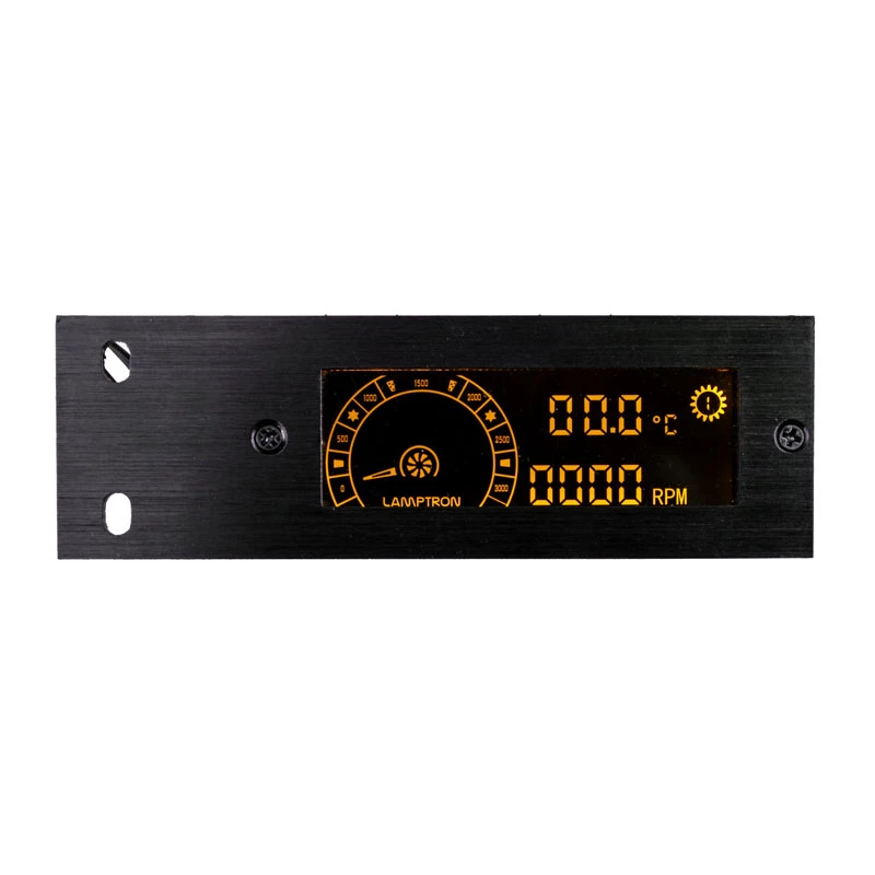 Lamptron TC20 PCI ventilatoru un RGB LED kontrolieris, melns — PCI slotā montējams ventilatoru/LED centrmezgls
