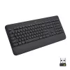 Logitech Signature K650 - Tastatūra - Bezvadu - Bluetooth 5.1 - QWERTZ - Zviedru - Grafīta