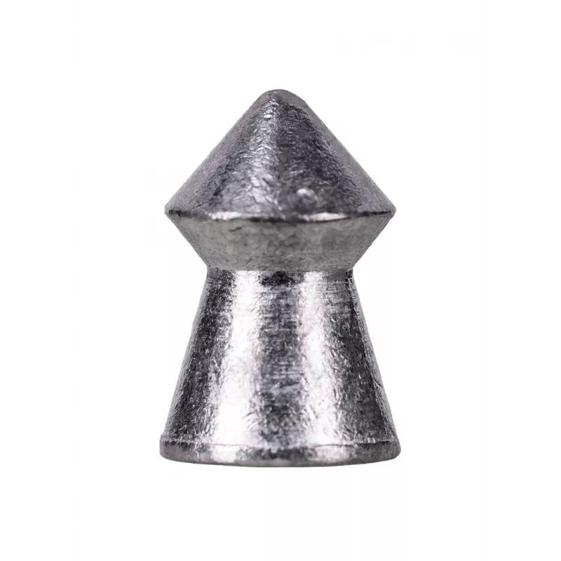 Gun pellets RANGER PRORO 5.5 mm, diabolo forma, sudraba, 250 gab., alumīnija dozators