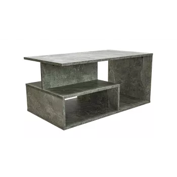 Kafijas galdiņš Top e Shop PRIMA BETON, brīvas formas virsma, taupe, 900×510×430 mm, 1 kāja