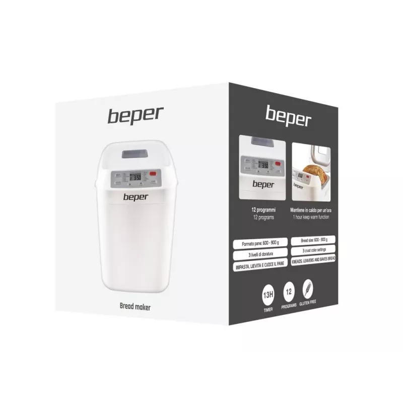 Maizes cepšanas iekārta Beper BC.130 - 550 W, 12 programmas, 600-900 g kukulīši