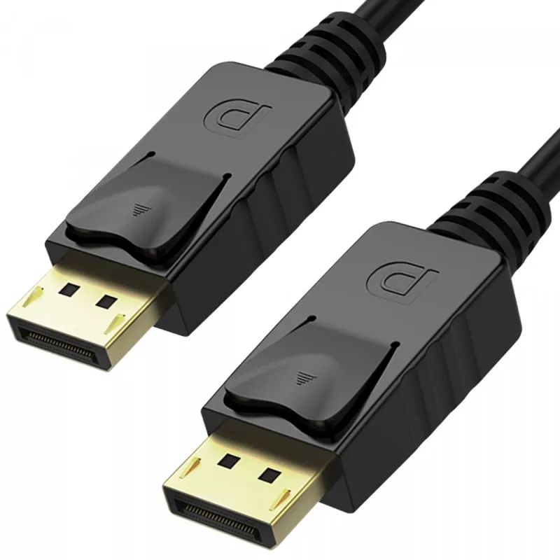 DisplayPort kabelis Unitek Y-C609BK — 3 m, vīriešu-vīriešu, melns