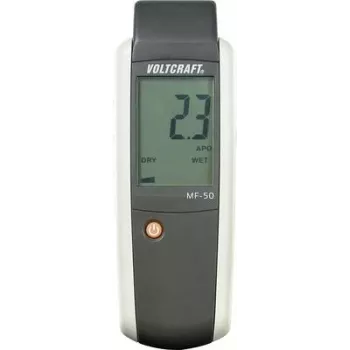 Voltcraft® MF-50 materiāla mitruma mērīšanas instruments, mitruma mērīšanas instruments 0.0–100.0 ciparu (MF-50)