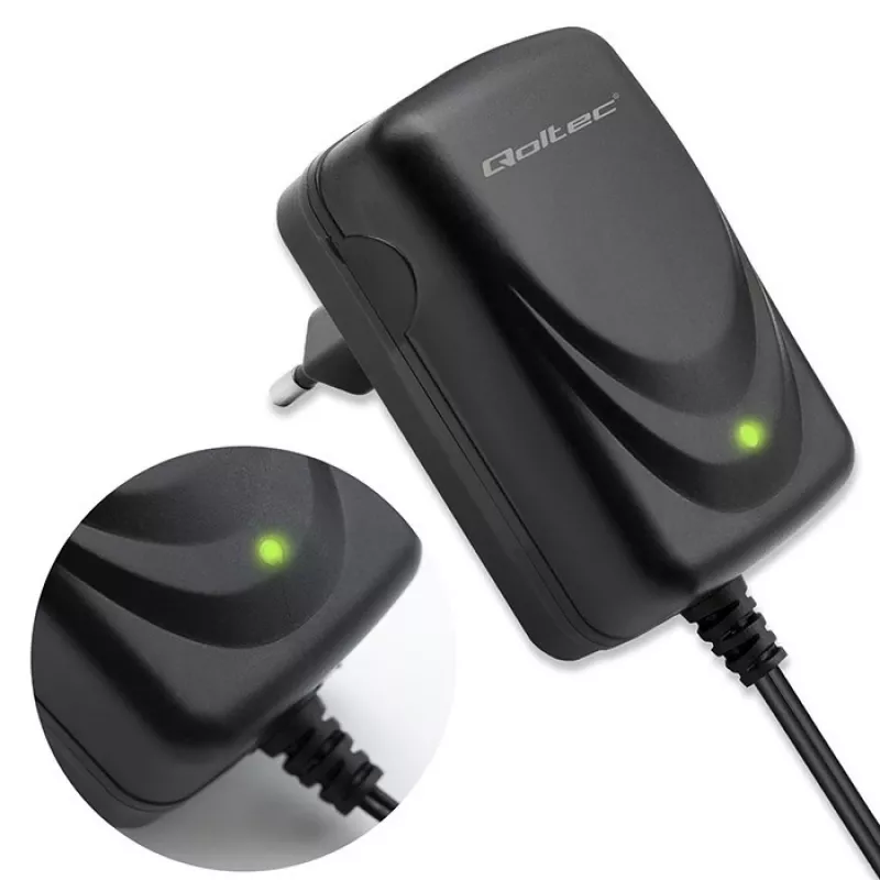 Baterijas lādētājs QOLTEC Charger AGM GEL STD 12V 1.5A