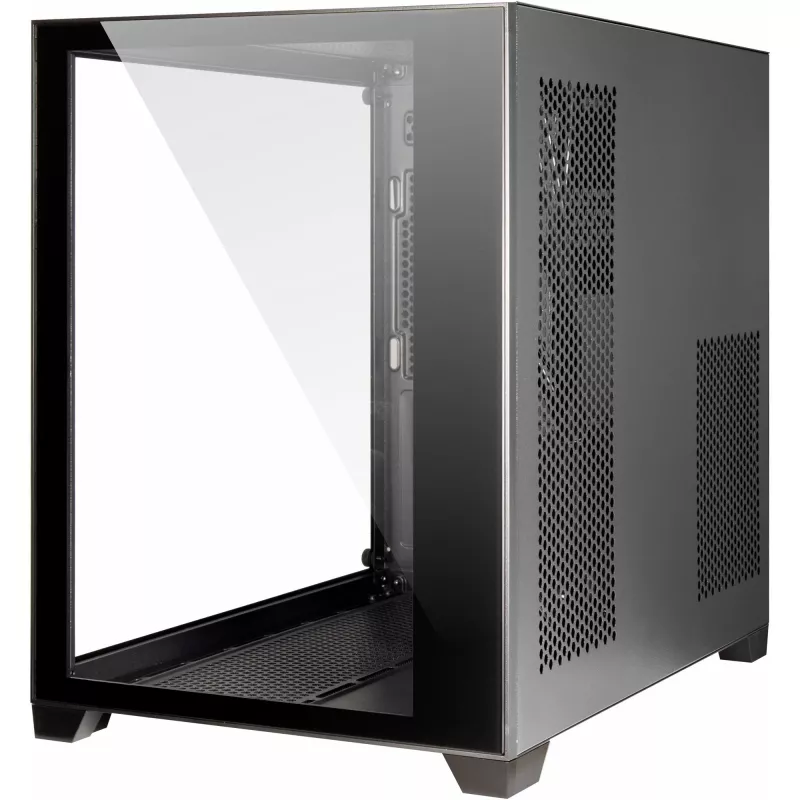 PC Case Inter-Tech C-501 Aspect Midi Tower Melns