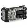 Portatīvais avārijas radio Sangean MMR-99 DAB+ ar rokas kloķi un saules uzlādi, Artic Camo