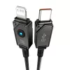 Baseus Unbreakable USB C uz iP kabelis 2 m 20 W Melna