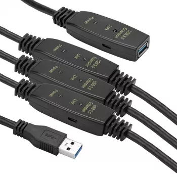 USB 3.0 AF – AM pagarinātāja kabelis, 30 m