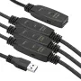 USB 3.0 AF – AM pagarinātāja kabelis, 30 m