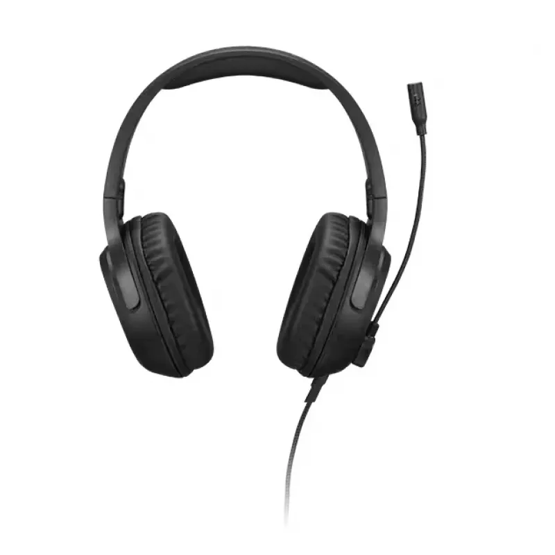 Lenovo H110 spēļu austiņas, vadu, binaurālas, 3,5 mm, 1,8 m kabelis, 50–20 000 Hz, 110 dB, 32 Ω, melnas