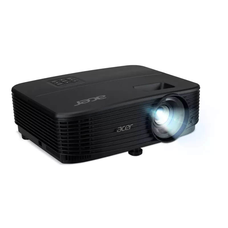 Standarta metiena projektors Acer X1229HP — DLP, XGA (1024x768), 4800 ANSI lūmeni, 210W lampa, melns, 2,4 kg