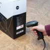 Rokas svītrkodu lasītājs QOLTEC 50863 — 1D/2D skeneris, USB vadu savienojums, LED sensors, melns, 5V, 1,8 m kabelis
