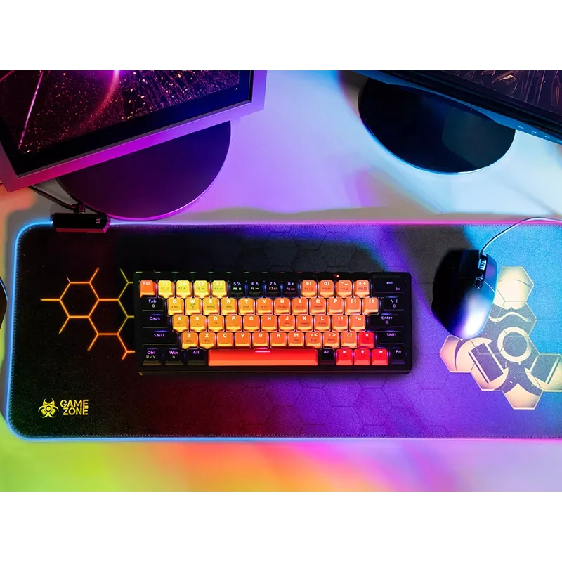 TRACER tastatūras un peles paliktnis GAMEZONE Hexy1 RGB 80/30/0.4